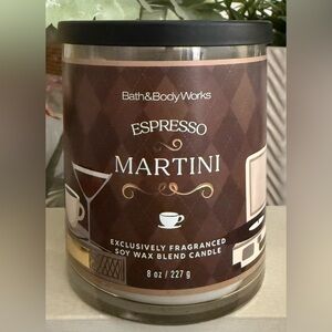 🆕🍸 BATH & BODY WORKS LIMITED EDITION “ESPRESSO MARTINI“ SINGLE WICK CANDLE.